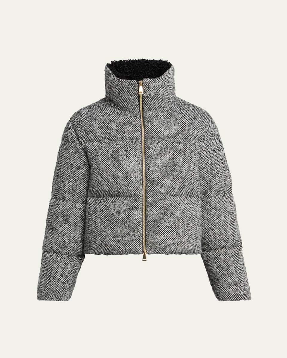 Brezesse Wool-Blend Short Down Jacket